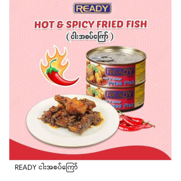 READY Hot & Spicy Fried Fish  (အသင့်စား ငါးအစပ်ကြော်) - 145g